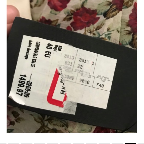 Nwt saint laurent floral print dress - Picture 8 of 10